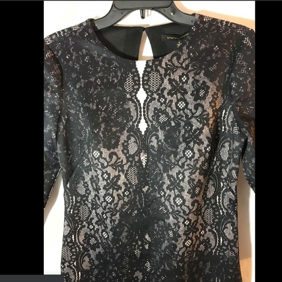 NWT Cynthia Steffe Kendall‎ Lace Print Scuba Knit Dress [SZ 8 ] - Picture 4 of 7